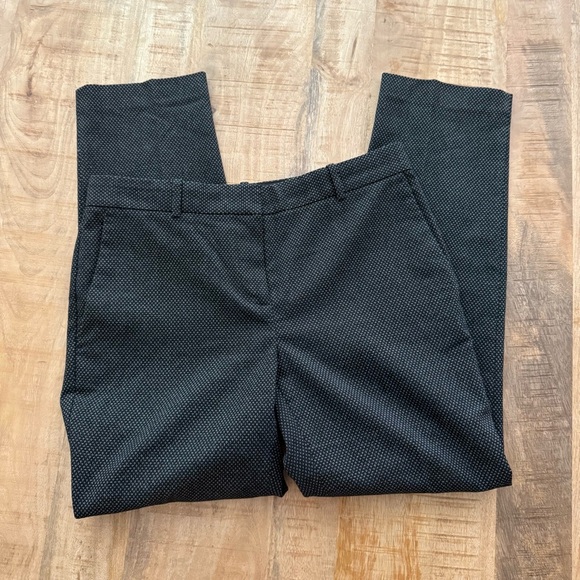 Ann Taylor Black Textured Women's Trousers Dress Pants Career Business Casual - Picture 8 of 8